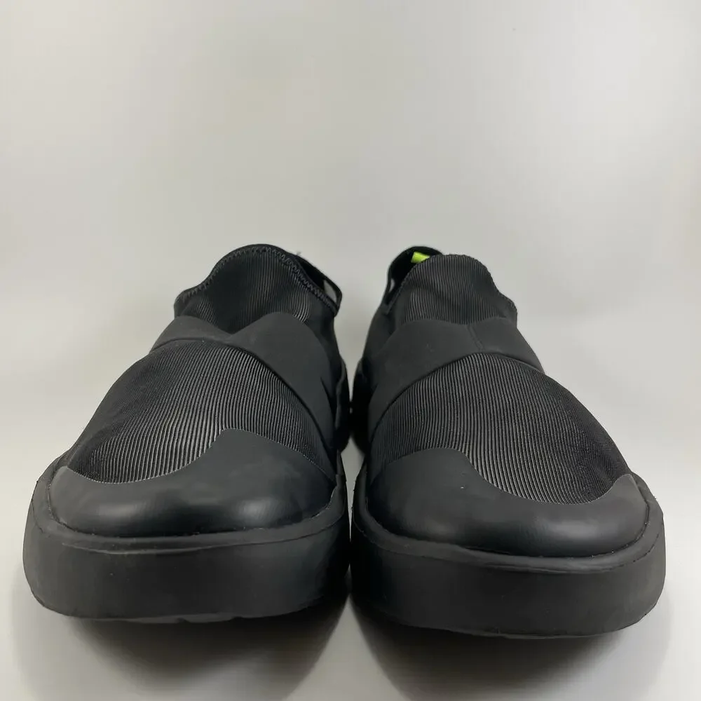 Oofos Oomg Eezee Low Slip On Shoes Mens Size 12 Black Comfort Recovery Sneaker